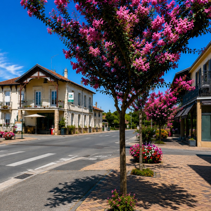 Centre-bourg fleuri, Mios
